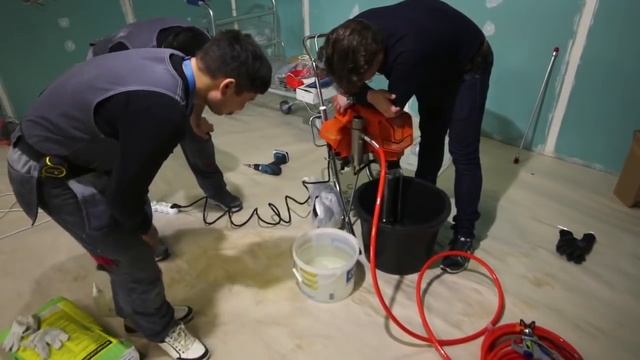 ASPRO-7200® - окрасочный аппарат для распыления финишных шпаклевок. Большой обзор.