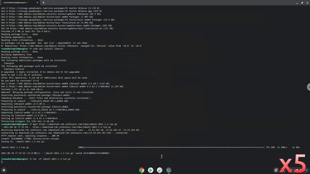 How to install Intellij Idea 2021 Community on a Chromebook смотреть онлайн
