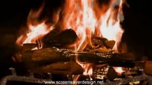 Скринсейвер камин - Screensaver fireplace