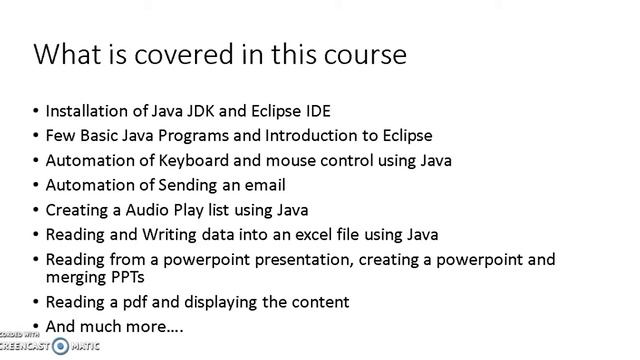 Automate the boring stuff using Java Programming - learn Other IT & Software смотреть онлайн