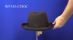 WF545-CHOC Шляпа фетровая Scala GODFATHER