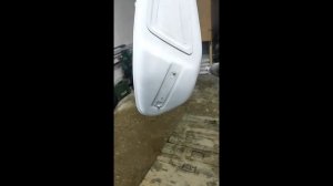 Пескоструйная обработка и порошковая покраска бензобака мотоцикла Иж пятой модели.