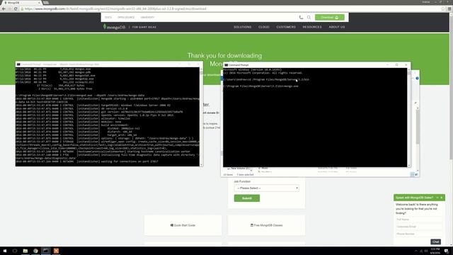 MongoDB Mongoose and REST APIs (Todo API): Installing MongoDB and Robomongo Windows смотреть онлайн