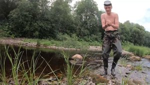 Поймать 21 вид в 2021. Бычок подкаменщик 14й вид. Руками под камнями.