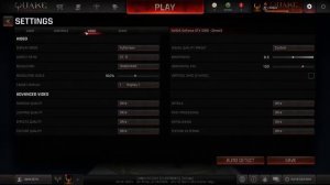 Quake Champions 21:9 test nvenc h264 60 mbps