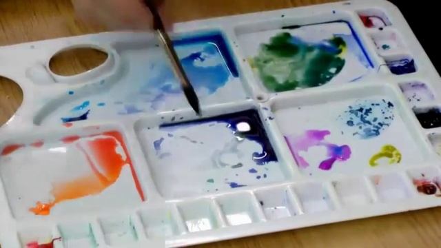 Акварель Рисуем воду и облака 2 часть) смотреть онлайн