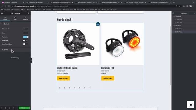 Create A Custom My Account Page Using Elementor  [Elementor WooCommerce Shop]