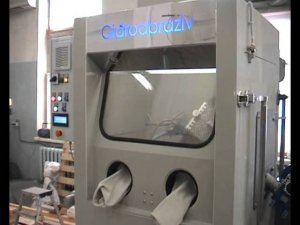 Установка гидроабразивной очистки КС 100СГД с галтовкой