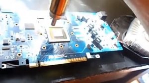 прогрев видеокарти паяльним феном