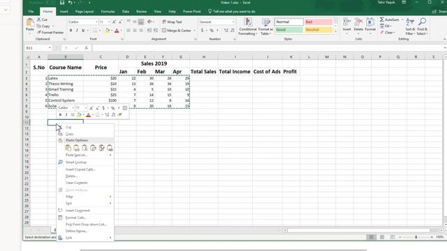 First Excel Tutorial for Beginners [Excel Basics]