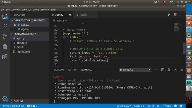 Flask-SQLAlchemy | Simplify CRUD in DB [Tagalog] смотреть онлайн