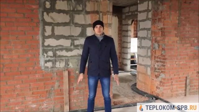 Скрытая разводка отопления | Лучевая схема | ТеплоКом