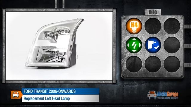 Ford Transit 2006 Onwards Replacement Left Head Lamp From MicksGarage.com смотреть онлайн