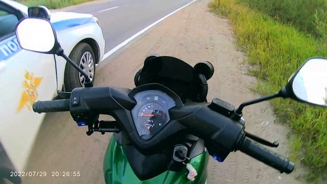 Общение с ГИБДД г. Печора. Мопед Cross Storm.