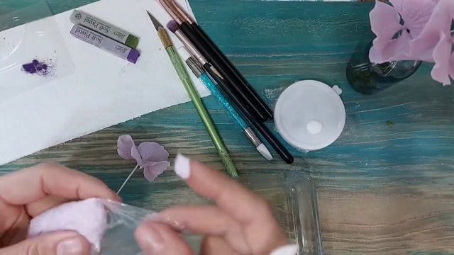 Продолжение лепки гортензии... смотреть онлайн