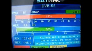 Настройка каналов T2 MI прибором ST 5150 SATLINK combo