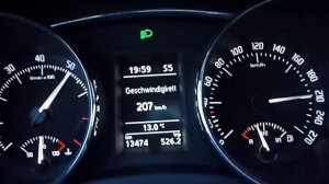 Skoda Superb 3.6 V6 acceleration 0-240