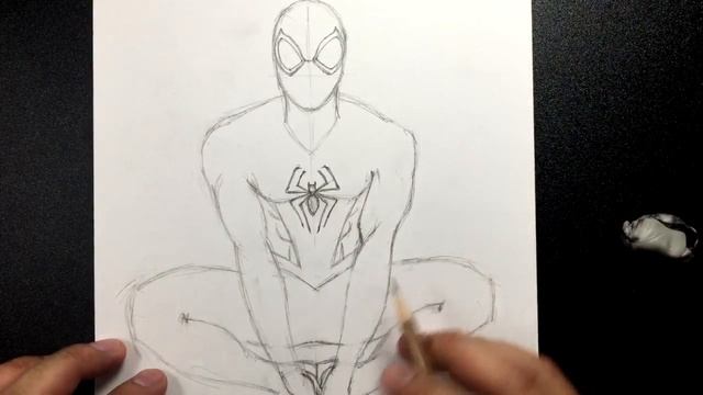 How to Draw: SPIDER-MAN (Classic Comic Version) | Narrated Easy Step-by-Step Tutorial смотреть онлайн