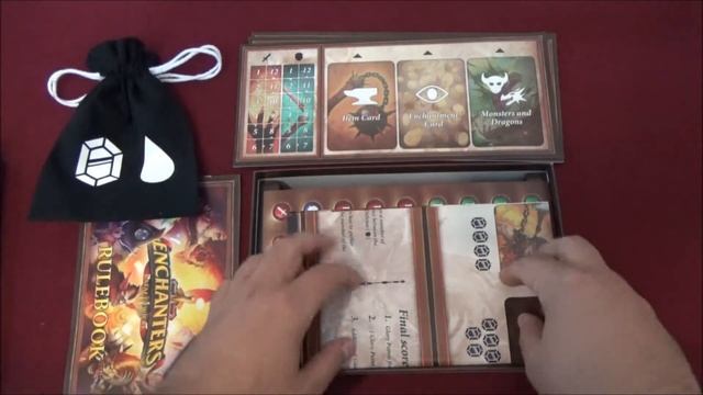 Enchanters card game Kickstarter 2017 Unboxing смотреть онлайн