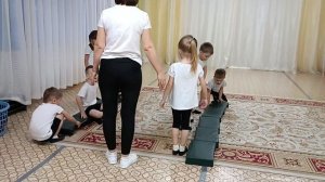 НОД с детьми старшего дошкольного возраста по физическому развитию с использованием степ-платформы