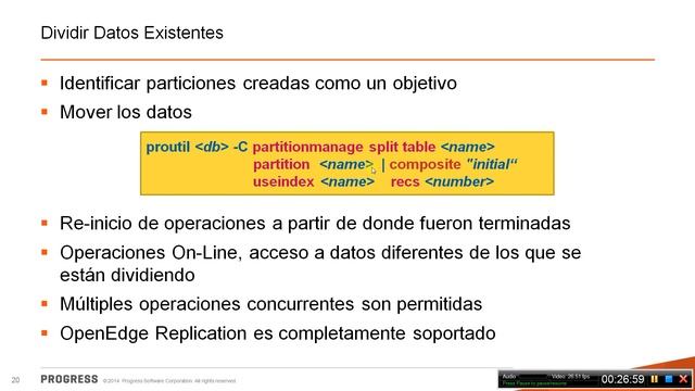 Progress Webinar OpenEdge Table Partitioning смотреть онлайн