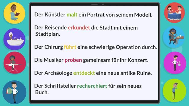 100 Sätze mit Verben /Deutsch lernen смотреть онлайн