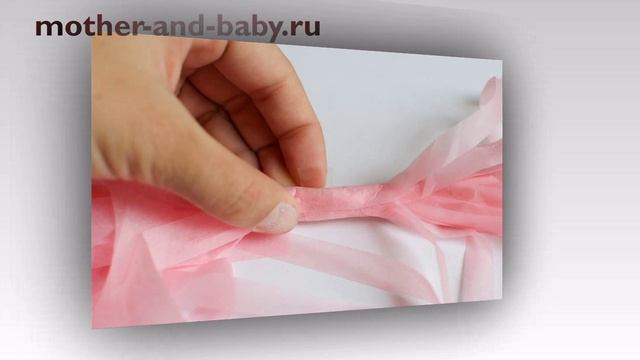 Поделки для детей: оригинальная гирлянда из бумаги смотреть онлайн