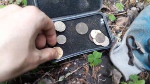 Поиск МОНЕТ на старой дороге ! КОП В ЛЕСУ