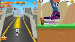 Bus Rush Mr Roboto vs Run Sausage Run Gameplay HD