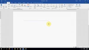 How to Draw Straight Lines Vertical & Horizontal in MS Word (2003-2016)