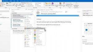 Set an email flag, reminder, or color in Outlook