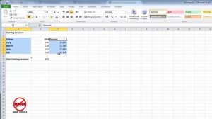 Selecting Data in Different Columns for an Excel Chart