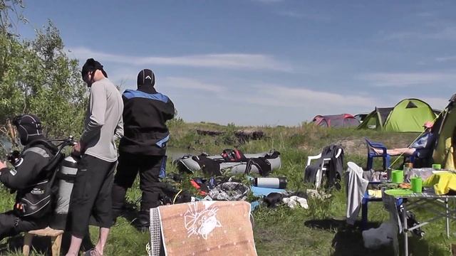 Дайвинг. Карьер с. Крючки Алтайский край.