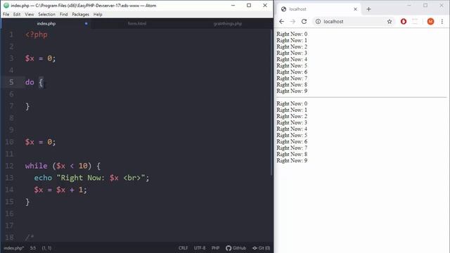 PHP Tutorial - 22 - While and Do While Loops in PHP смотреть онлайн