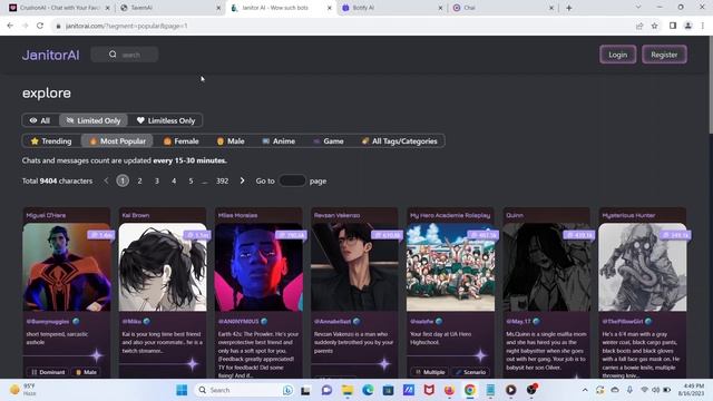 Character AI - Лучшие альтернативы без фильтра NSFW [Russian] смотреть онлайн