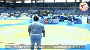 2021 Beirut Open Taekwondo Tournament- Court A  SUN 20-06-2021