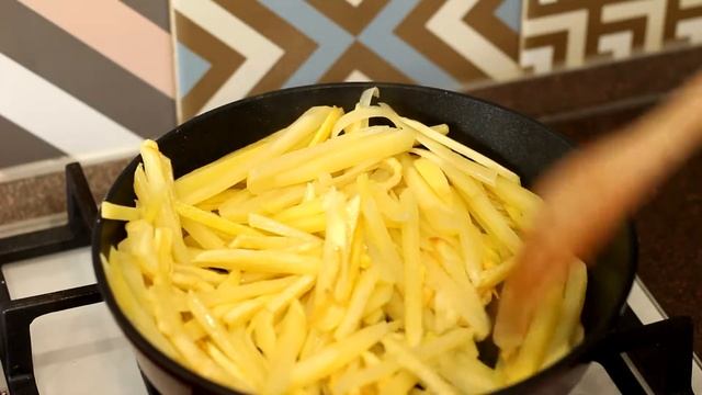 Рецепт жареной картошки