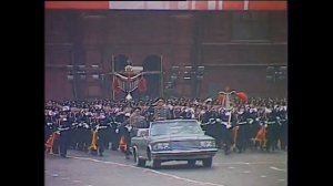 1988 год  Военный парад  в честь праздника 7 Ноября