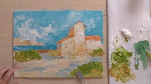 Мастихин. Акрил. Обучение живописи.