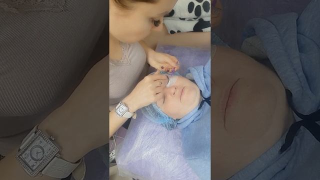 наращивание ресниц 2д лиса
