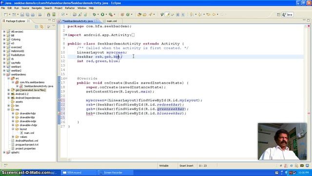 Android SeekBar смотреть онлайн
