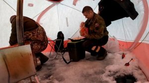 Зимняя рыбалка на о. Имандра. Песчаный. "Winter fishing on the island of Imandra. Sandy".