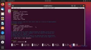 How to install samba configuration on Ubuntu 20.4.1