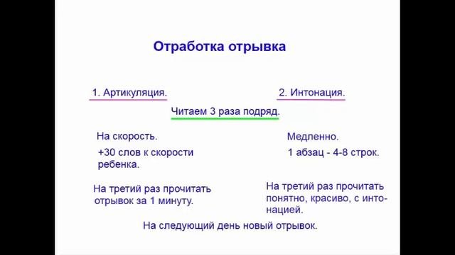 Как улучшить технику чтения. Упражнение 