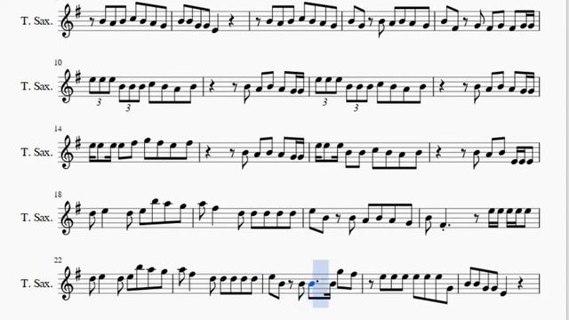 Tenor Sax Sheet Music: How to play Havana by Camila Cabello смотреть онлайн
