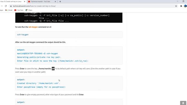 How To Create ssh key In linux | Create ssh Key In Ubuntu | Use Of ssh Keys | Technical Manish