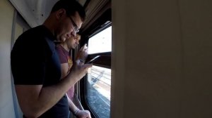Поездка на поезде №002Э Москва-Владивосток из Перми во Владивосток. Красноярск. Зима. Иркутск