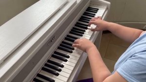 Milana.  Гамма Соль мажор в 4 октавы в параллельном движении.