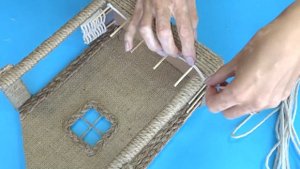 КРАСОТА из ДЖУТА своими руками / Jute craft idea