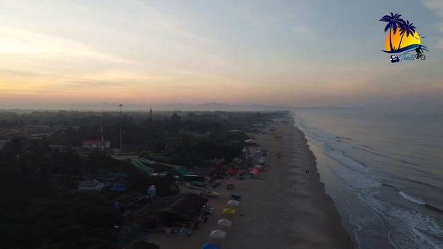Benaulim Beach, Goa - Aerial View